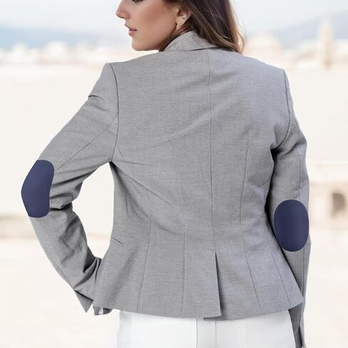 10 Pcs Elbow Patches for Jackets Sweaters, Suede Fabric Patch Oval Shaped Navy Blue Iron on Patches for Clothes to Repair Shirt Jeans Jacket (4.3×5.5 Inch) in Kuwait