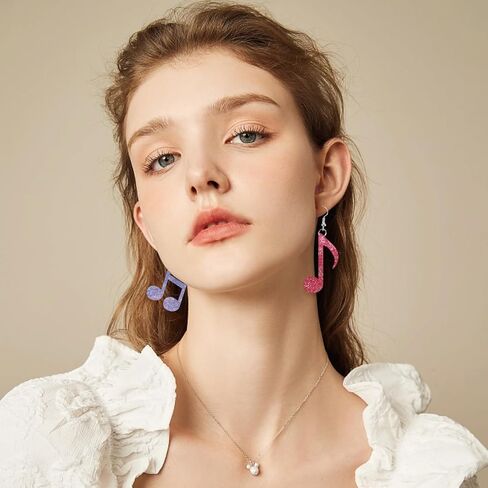 SUPERDANT Music Notes Earring Pendants Leather Cutting Dies Wooden DIY Die Cutter Leather Craft Cutting Machine Faux Leather Dies for Earring Making Girls DIY Art Crafts in Saudi Arabia