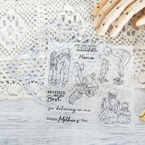 LZBRDY WIMENT HOLIDANT تتمنى مجموعة Clear Stamps & Dies - SCRAPBOOKING ، صنع البطاقات ، لوازم صياغة DIY in Saudi Arabia