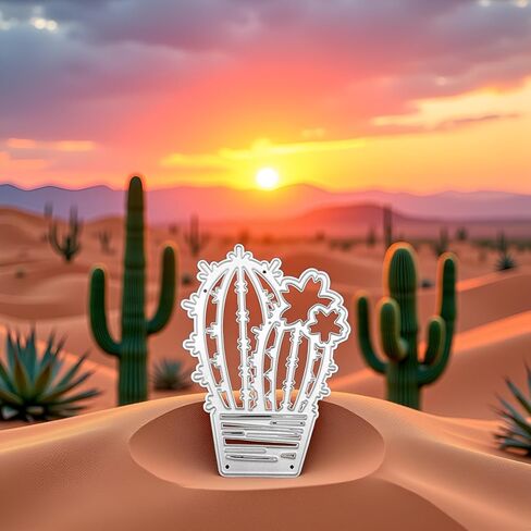 Cactus Mould Cutting Dies, for DIY Scrapbooking Photo Album Decorative Embossing Paper Dies for Card Making Templated in Saudi Arabia