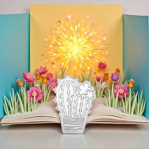 Cactus Mould Cutting Dies, for DIY Scrapbooking Photo Album Decorative Embossing Paper Dies for Card Making Templated in Saudi Arabia