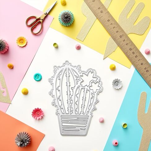 Cactus Mould Cutting Dies, for DIY Scrapbooking Photo Album Decorative Embossing Paper Dies for Card Making Templated in Saudi Arabia