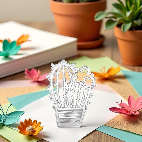 Cactus Mould Cutting Dies, for DIY Scrapbooking Photo Album Decorative Embossing Paper Dies for Card Making Templated in Saudi Arabia