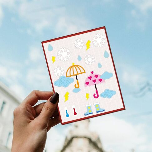 Weather Cutting Dies Sun Cloud Umbrella Card Making Die Stencil Carbon Steel Die Cuts Scrapbooking Embossing Template for Greeting Cards Craft Album Letter Party Invitation Envelope Decor in Saudi Arabia