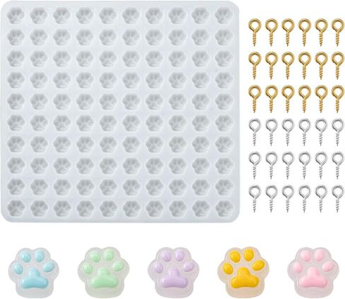 UR urlifehall 1 pc gummy bear charms charms mould silicone mould with 200 pcs proct eye din in Kuwait