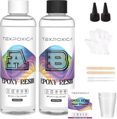 راتنجات الايبوكسي 1Gallon Kit ، واضحة تمامًا ، وتسوية ذاتية ، وخالية من الفقاعات ، ومزيج سهل الصفراء 1: 1 ، مناسبة للفنون الفنية ، والخشب والعفن ، ومشاريع المجوهرات ، وهدايا DIY in Kuwait