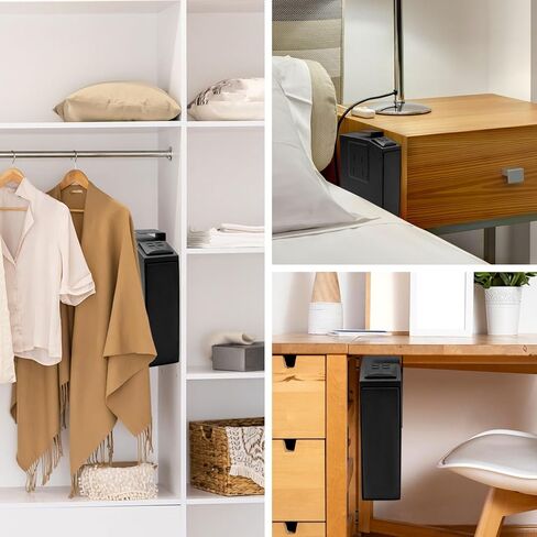 Biometric Slider Gun Safe for Handgun,Auto Sliding Door Hand Gun Safes, Quick Access Pistol Gun Box for Nightstand, Desk, Bed Side With Fingerprintt, PIN Code, KEY Access in Kuwait