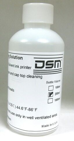 حل تنظيف المذيبات ECO DSM 250 مل لـ MIMAKI ROLAND MUTOH EPSON LINE LINE LINE SILING (مصنوع في الولايات المتحدة) in Saudi Arabia