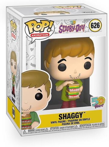 Pop Animation: Scooby Doo - Shaggy with Sandwich Vinyl Figure Included with Box Protector Compatible for Funko in Saudi Arabia