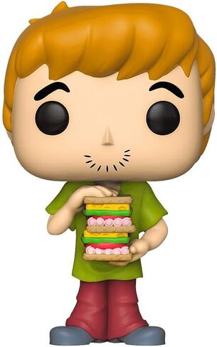 Pop Animation: Scooby Doo - Shaggy with Sandwich Vinyl Figure Included with Box Protector Compatible for Funko in Saudi Arabia