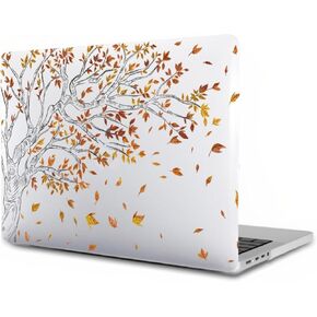 Hard Case Compatible with MacBook Air 13 inch 2020 2019 2018 Release M1 A2337 A2179 A1932, Plastic Hard Shell Protective Laptop Cover for 13.3" MacBook Air, Green Leaves in Kuwait