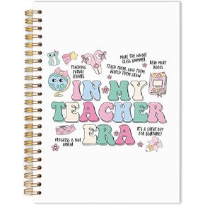 Urlluae Floral Teacher Noteboor ، العودة إلى المدرسة تقدير معلم هدايا المجلات للنساء ، Boho Academic Notebook Notebook Journals for Work in Kuwait