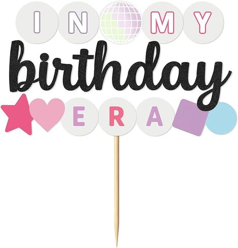 In My Birthday Era Cake Topper In My Birthday Era Decorations Girl Cake Decorations in Saudi Arabia