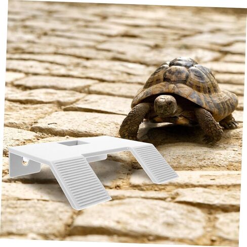 MERRYHAPY Stable Lightweight Turtle Basking Platform Multi-Functional Turtle Tank Supply Climbing Ramp for Reptiles Aquarium Floating Decor for Tanks in Saudi Arabia