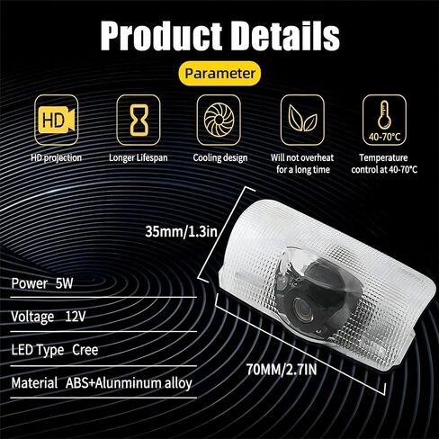 2pcs لا تتلاشى أبدًا من أضواء باب السيارة شعار توافق مع LS/ES/IS/LX/RX/GS/GX/RC/UX ، مصباح الظل الأشباح ثلاثية الأبعاد in Kuwait