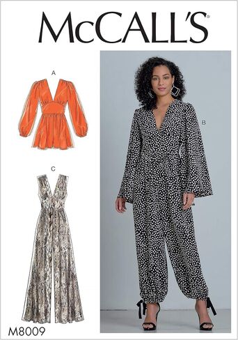 McCall Pattern Company McCall's Women's Jumpsuit and Romper Sewing Patterns, Sizes 6-14 in Saudi Arabia