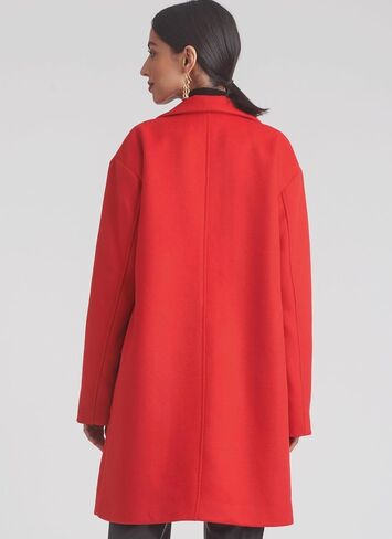 Simplicity Misses' Relaxed Fit Lined Coat Guild Sewing Pattern Packet, Sizes 18-20-22-24-26, Multicolor in Saudi Arabia