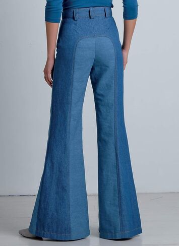 McCall Pattern Company McCall's Women's Bell Bottom Pants Sewing Patterns, Sizes 14-22,Blue in Saudi Arabia