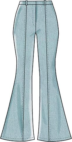 McCall Pattern Company McCall's Women's Bell Bottom Pants Sewing Patterns, Sizes 14-22,Blue in Saudi Arabia