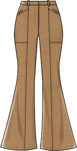 McCall Pattern Company McCall's Women's Bell Bottom Pants Sewing Patterns, Sizes 14-22,Blue in Saudi Arabia