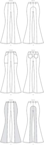 McCall Pattern Company McCall's Women's Bell Bottom Pants Sewing Patterns, Sizes 14-22,Blue in Saudi Arabia