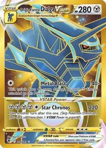 Origin forme dialga vstar - 210/189 - Gold Secret Rare in Saudi Arabia
