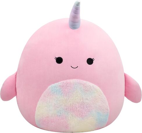 Squishmallows Original 20in Esme The Pink Narwhal – Official Jazwares Plush (Jumbo) in Saudi Arabia
