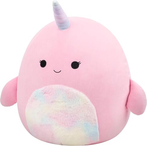 Squishmallows Original 20in Esme The Pink Narwhal – Official Jazwares Plush (Jumbo) in Saudi Arabia