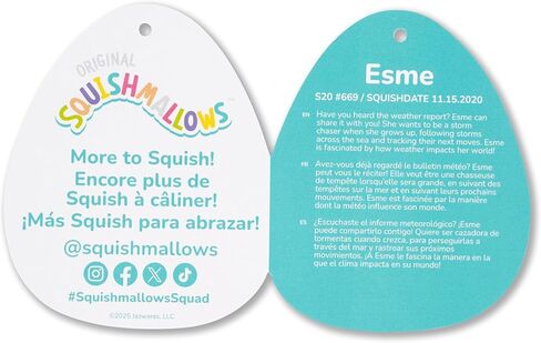 Squishmallows Original 20in Esme The Pink Narwhal – Official Jazwares Plush (Jumbo) in Saudi Arabia