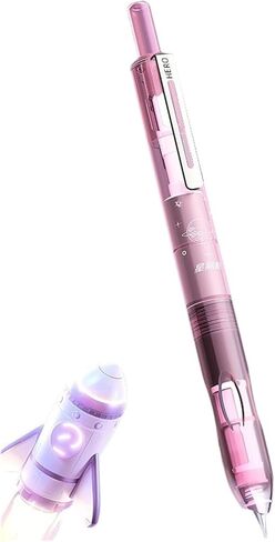 XMKT Press Pen Time Space Cabin Beginner Student Male and Female High Beauty Practice Special Pen Can Replace Ink Bag(Meteor Pink) in Saudi Arabia