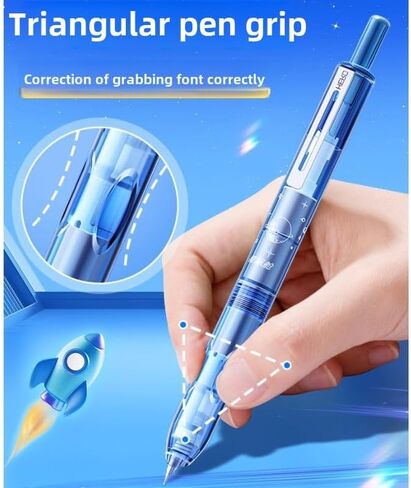 XMKT Press Pen Time Space Cabin Beginner Student Male and Female High Beauty Practice Special Pen Can Replace Ink Bag(Meteor Pink) in Saudi Arabia