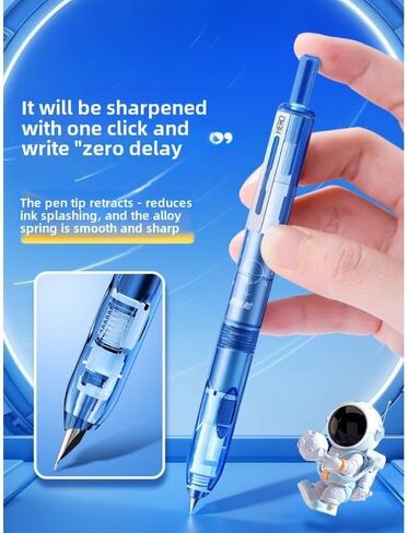 XMKT Press Pen Time Space Cabin Beginner Student Male and Female High Beauty Practice Special Pen Can Replace Ink Bag(Meteor Pink) in Saudi Arabia