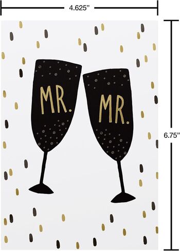 American Greetings Wedding Card for Two Grooms (Here's To Your Day) in Saudi Arabia