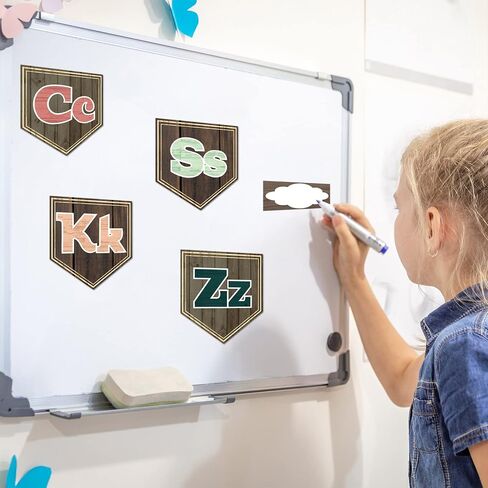 Pajean 176 قطع Western Word Wall Bulletin Set Alphabet Wood for Classroom Gall Decoration for Compery Pre-Schooldern Students students study to schools ، multicolor in Saudi Arabia