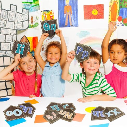 Pajean 176 قطع Western Word Wall Bulletin Set Alphabet Wood for Classroom Gall Decoration for Compery Pre-Schooldern Students students study to schools ، multicolor in Saudi Arabia