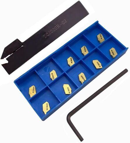 5/8 "عرقوب MGIVR2016-2 S16Q-MWLNR08 S16Q-SCLCR09 شريط قطع الأخدود الداخلي أداة تحول داخلية مع 20 قطعة MGMN200-G WNMG080404-MA CCMT09T304 إدراجات كربيد in Saudi Arabia