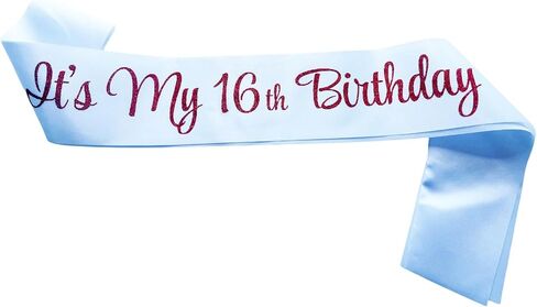 إنه عيد ميلادي السادس عشر ، وشاح عيد ميلاد للنساء ، عيد ميلاد الأميرة السادس عشر هدايا عيد ميلاد من أجل الحصول على حفلات عيد ميلاد سعيد السادس عشر ، اللوازم الوردي الساخن in Kuwait