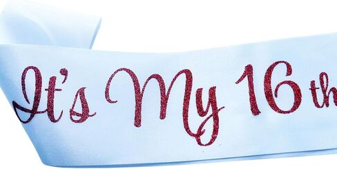 إنه عيد ميلادي السادس عشر ، وشاح عيد ميلاد للنساء ، عيد ميلاد الأميرة السادس عشر هدايا عيد ميلاد من أجل الحصول على حفلات عيد ميلاد سعيد السادس عشر ، اللوازم الوردي الساخن in Kuwait