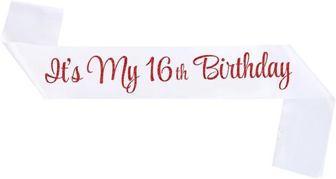 إنه عيد ميلادي السادس عشر ، وشاح عيد ميلاد للنساء ، عيد ميلاد الأميرة السادس عشر هدايا عيد ميلاد من أجل الحصول على حفلات عيد ميلاد سعيد السادس عشر ، اللوازم الوردي الساخن in Kuwait