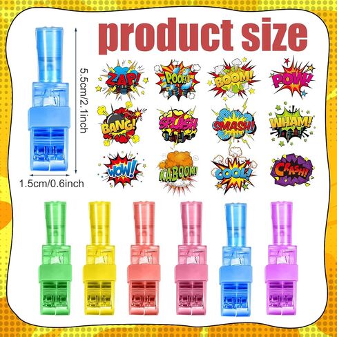 Capoda 36 PCS Hero تحت عنوان الحفلات ، LED LED Up Finger Lights Heros Pattern Glow في مصابيح الإصبع المظلمة إسقاط الجزء الأكبر لمستلزمات حفلات عيد الميلاد جوائز حقيبة هدايا جيدة in Saudi Arabia