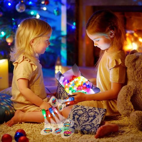Capoda 36 PCS Hero تحت عنوان الحفلات ، LED LED Up Finger Lights Heros Pattern Glow في مصابيح الإصبع المظلمة إسقاط الجزء الأكبر لمستلزمات حفلات عيد الميلاد جوائز حقيبة هدايا جيدة in Saudi Arabia