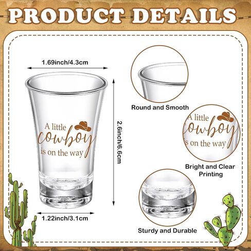 Roshtia 24 Sets Cowboy Baby Shower Favors للضيوف بوي Girl Gifts تشمل القليل in Kuwait