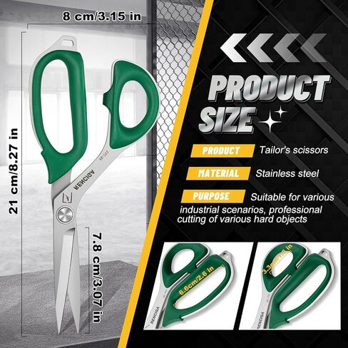 Fabric Scissors Tailor Sewing Shears Heady Duty Multi-Purpose Integral Molding Scissors for Fabric Cutting Leather Dressmaking Comfort Grip Professional Sharp Cloth Scissor Crafting (10 Inch) in Kuwait