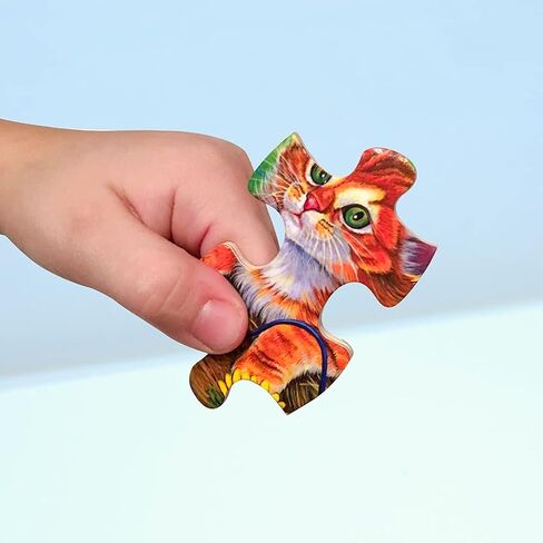 روائع 48 قطعة حقائق ممتعة أحجية Jigsaw للأطفال - Jr Ranger Alaska Wildlife Wood Puzzle - 12 "x12" in Saudi Arabia