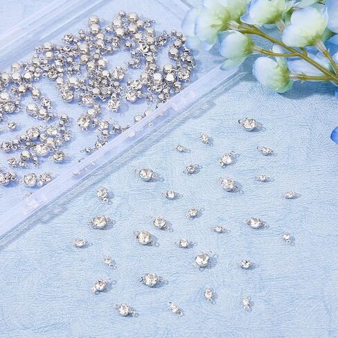 موصلات راينستون Superfindings Zirconia Cubic Zirconia Links Conclace Necklace Connector for أقراط سوار قلادة من صنع المجوهر in Kuwait