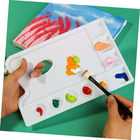DOITOOL 4pcs Watercolor Paint Palette Mixing Tray Painting Art Pallet Paint Trays Bulk in Saudi Arabia