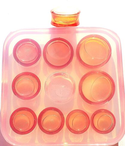 5 Pair Resin Mold Double Flare Ear Gauge, 16mm to 25mm, Crafts Mold for Casting Body Stretching Jewelry in Saudi Arabia