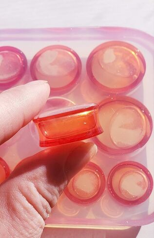 5 Pair Resin Mold Double Flare Ear Gauge, 16mm to 25mm, Crafts Mold for Casting Body Stretching Jewelry in Saudi Arabia