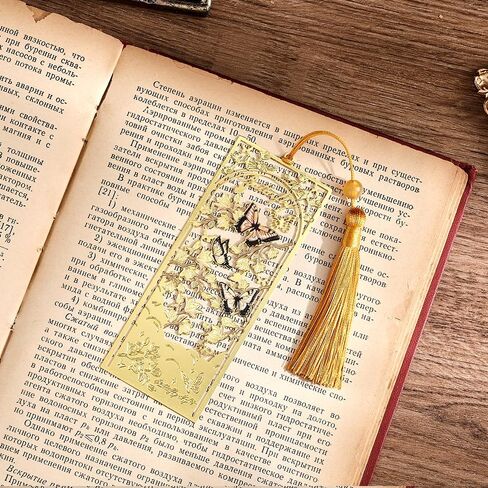 Butterfly Flower Theme Pretty Book Marks Set for Reading Women, Cute Book Markers for Writers, Kids, Teens, Men Readers, Reading Accessories Gifts for Book Lovers (Pink) in Kuwait