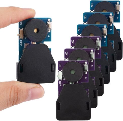 6 حزمة صانع الضوضاء الكريكيت مزحة ، مربع مزحة الصوت الخفي مع 6 أصوات مزعجة مضحكة جهاز الصفير لعبة هفوة للبالغين للأطفال الاطفال مدرسة المنزل وحفلات (الأرجواني+ الأزرق) in Kuwait